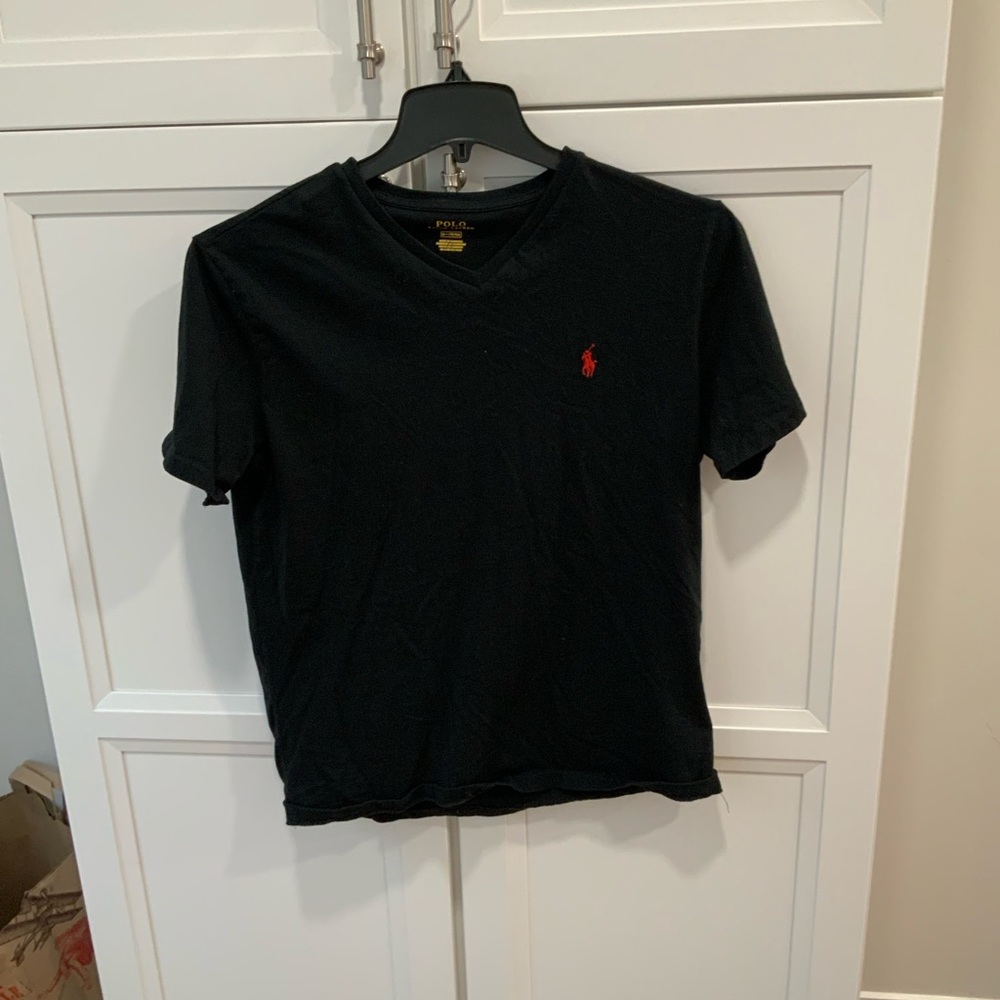 Polo by Ralph Lauren V-Neck T-Shirt Black